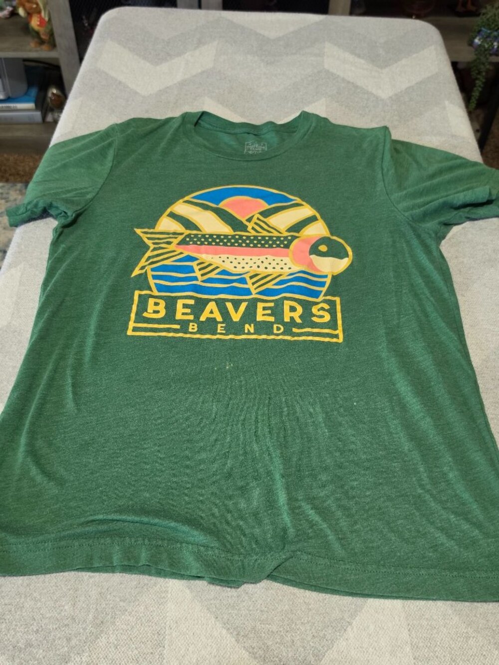 Beavers Bend Green Graphic Tee - Medium - The Outside Club